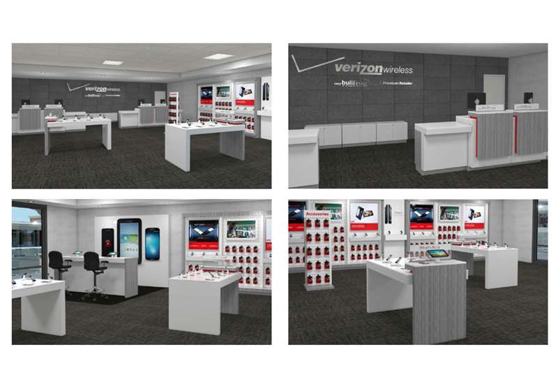 Verizon My Bullfrog Store Design