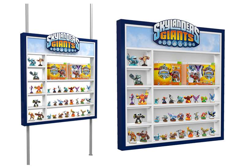 Skylanders Window Box Display