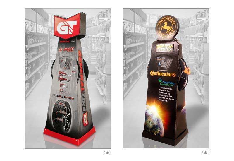 Continental Tire Displays