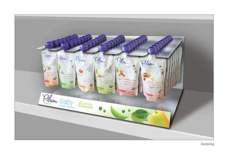 Plum Organics Product Rails