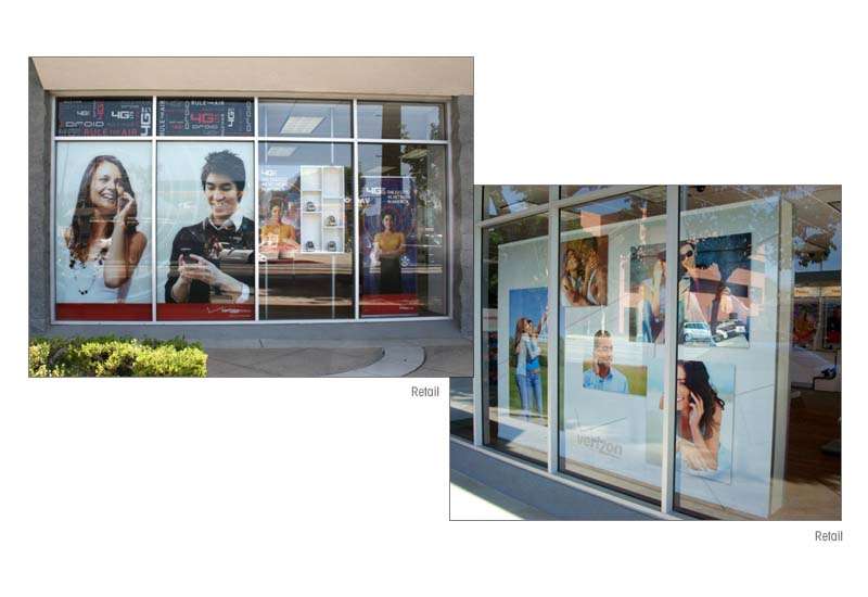 Verizon Window Graphics